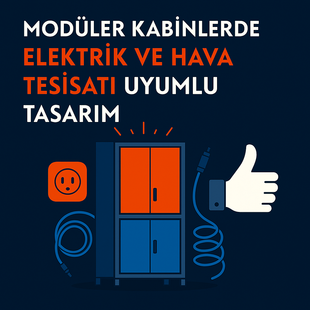 Modüler Kabinlerde Elektrik ve Hava Tesisatı Uyumlu Tasarım