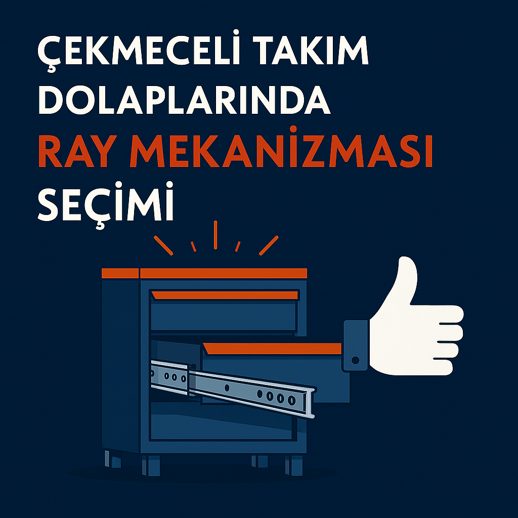 Çekmeceli Takım Dolaplarında Ray Mekanizması Seçimi