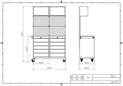 DP.95.100.06 Tezgah Tipi Takım Arabası