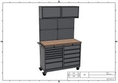 DP.95.100.15 Tezgah Tipi Takım Arabası