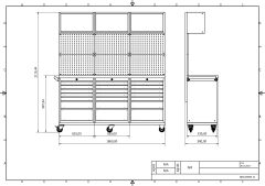 DP.95.100.27 Tezgah Tipi Takım Arabası