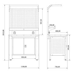 DP.25.100.13 Çalışma Tezgahı