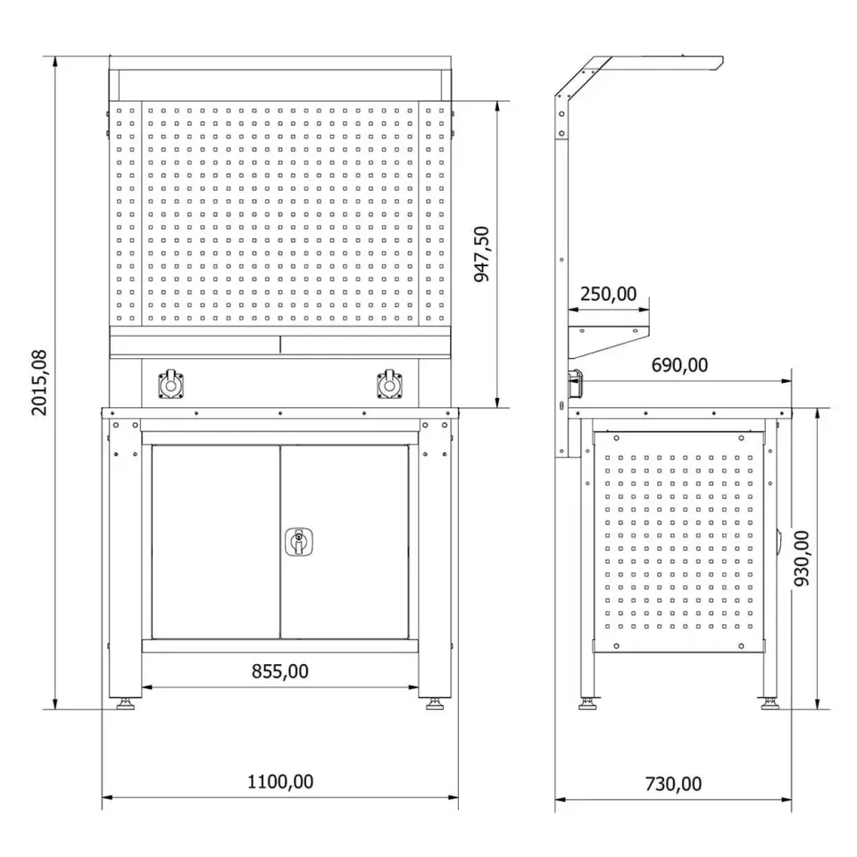 Endüstriyel Çalışma Tezgahı ET-2513