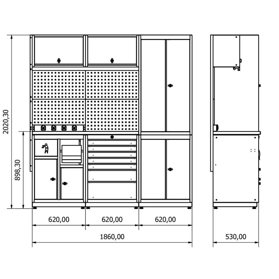 Modüler Çalışma Tezgahı MT-02