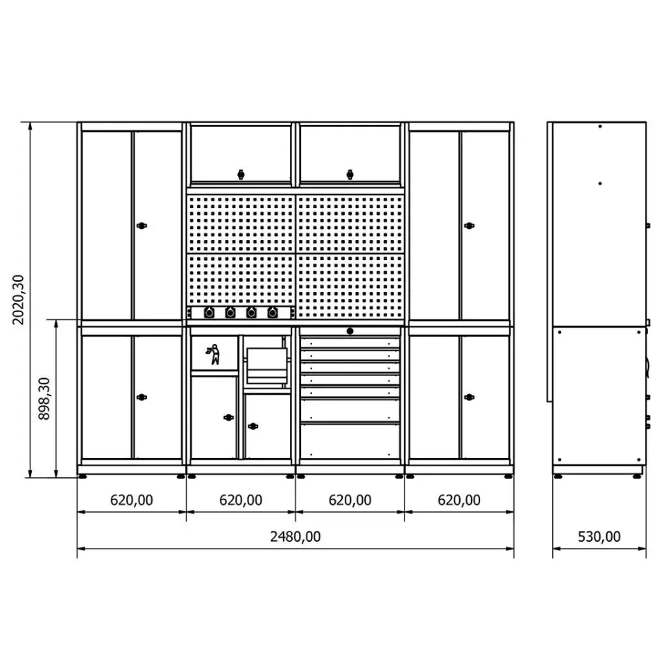 Modüler Çalışma Tezgahı MT-12