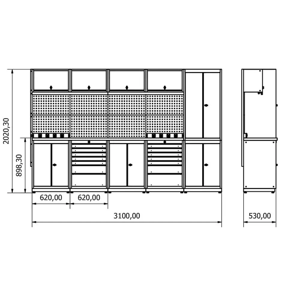 Modüler Çalışma Tezgahı MT-22