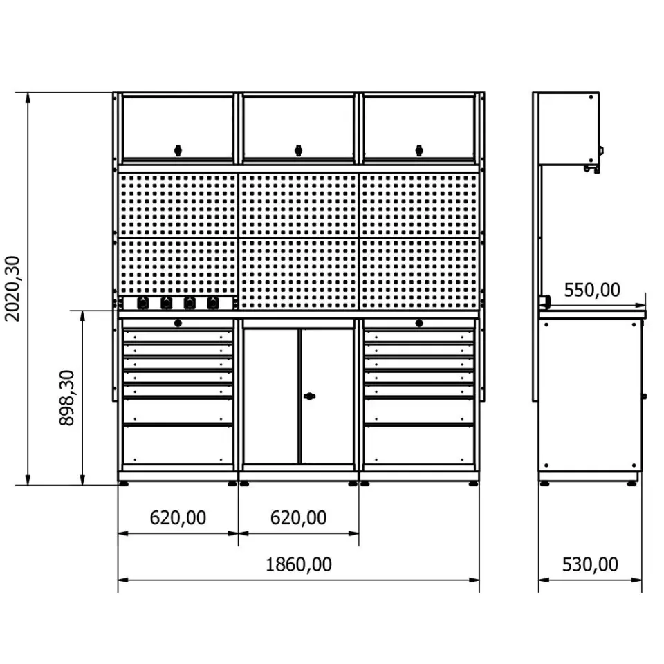 Modüler Çalışma Tezgahı MT-03