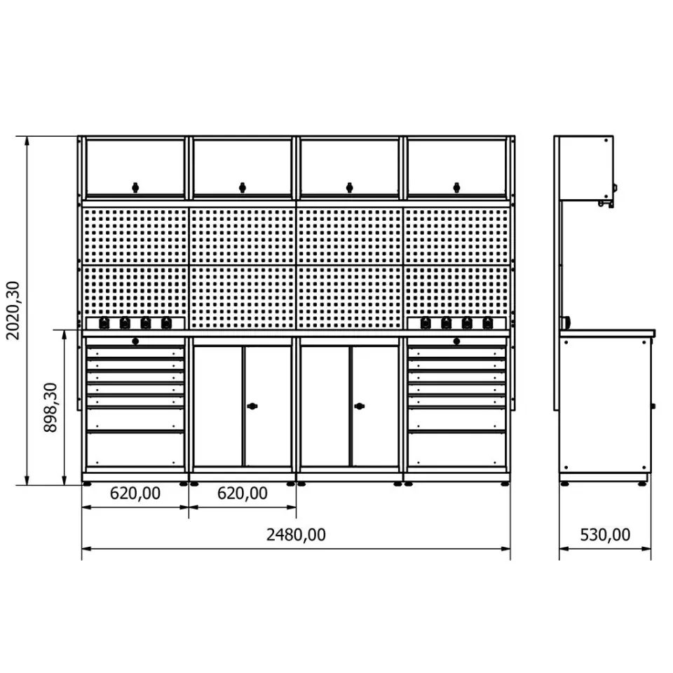 Modüler Çalışma Tezgahı MT-16