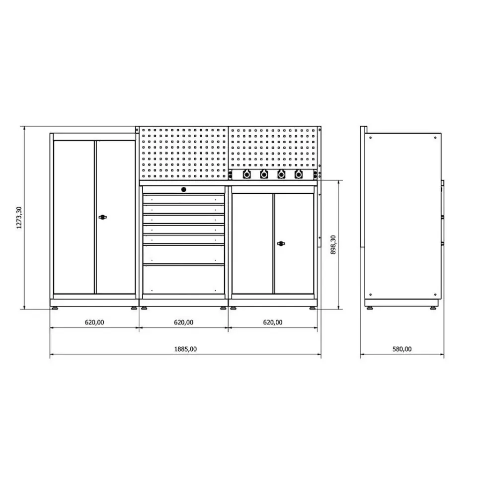 Modüler Çalışma Tezgahı MT-08