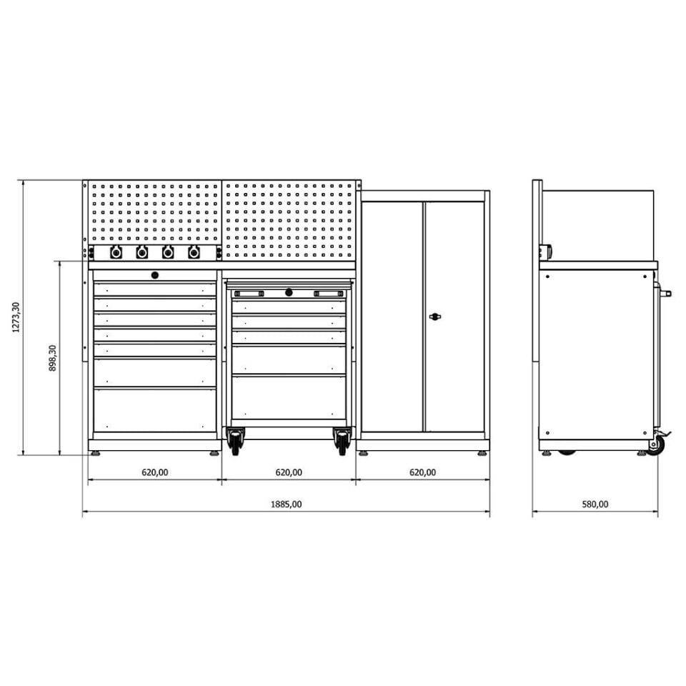Modüler Çalışma Tezgahı MT-09