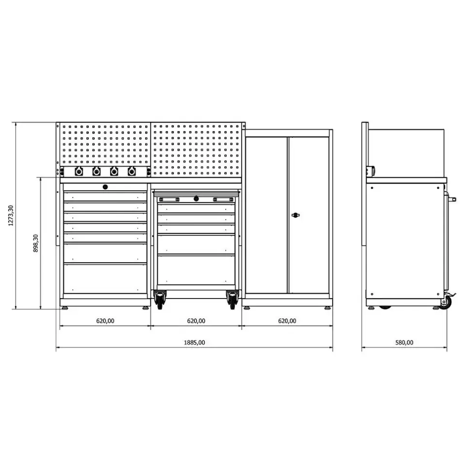 Modüler Çalışma Tezgahı MT-09
