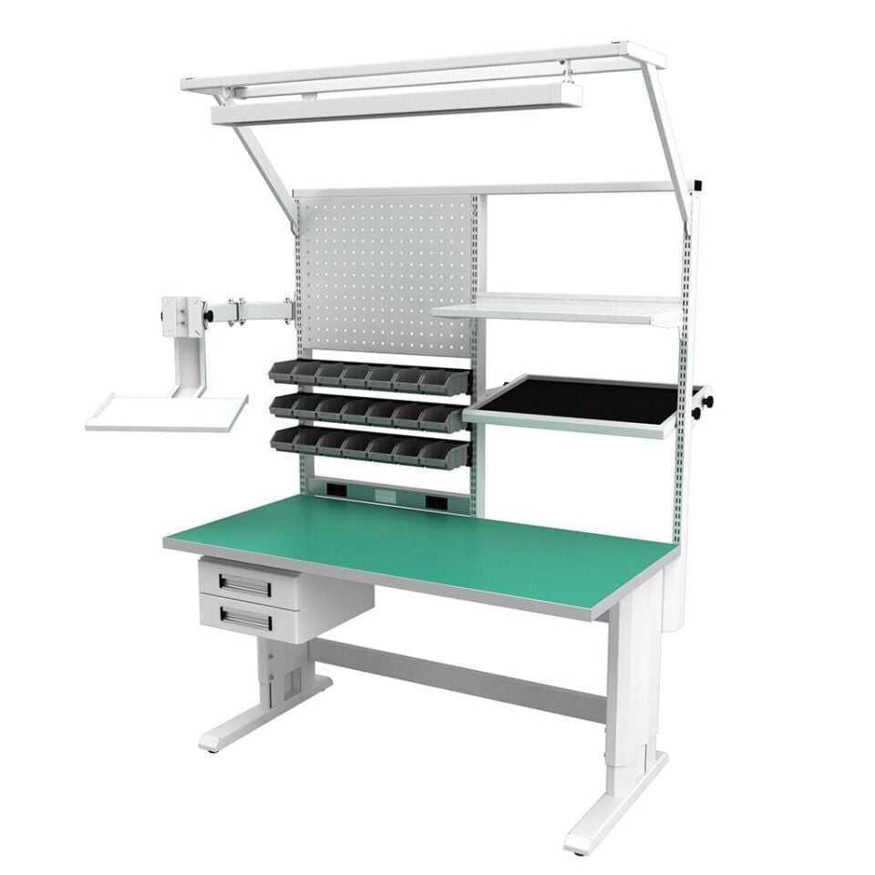 DP.10.100.01 Elektronikçi Çalışma Masası (150 cm. Genişlik)