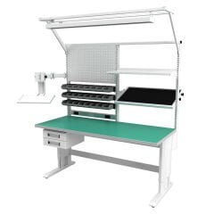DP.10.100.02 Elektronikçi Çalışma Masası (180 cm. Genişlik)