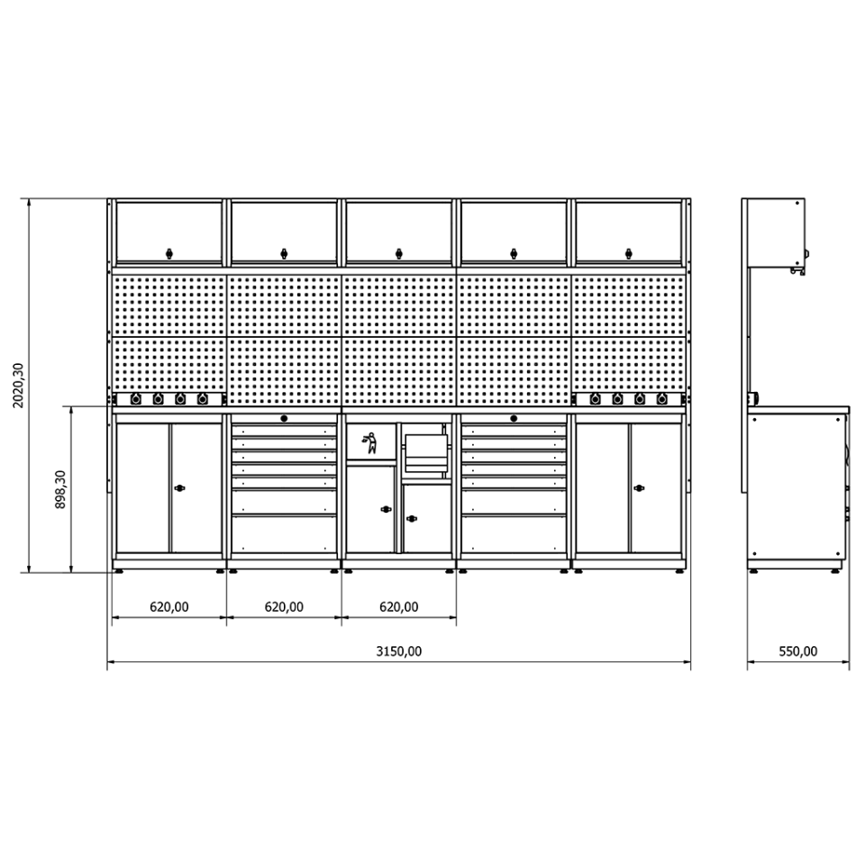 Modüler Çalışma Tezgahı MT-26