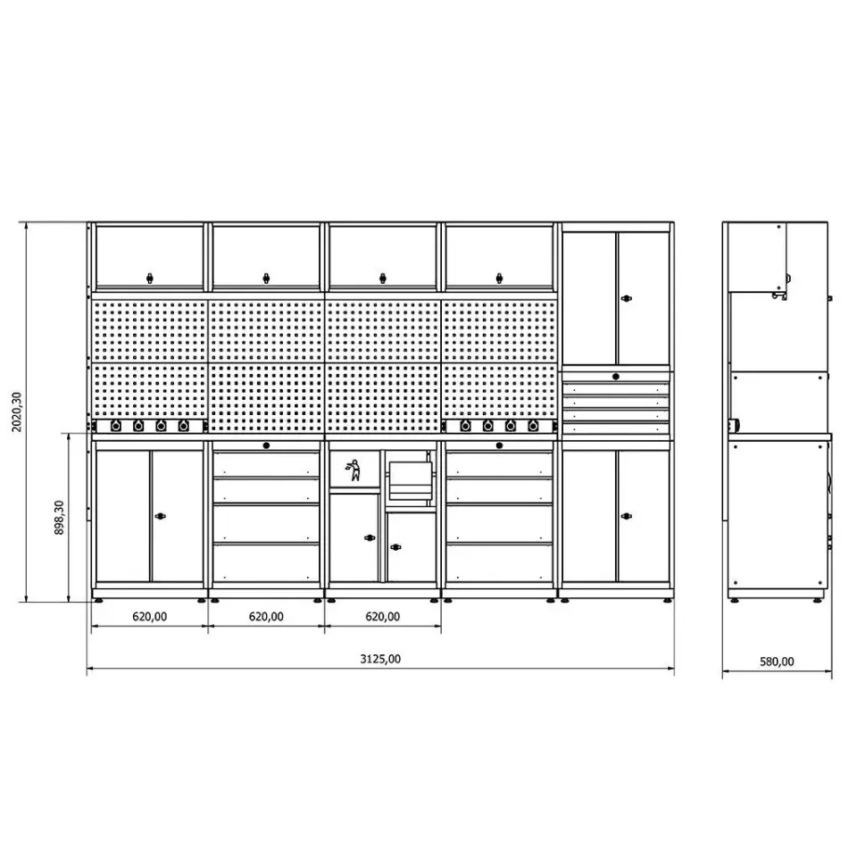 Modüler Çalışma Tezgahı MT-20