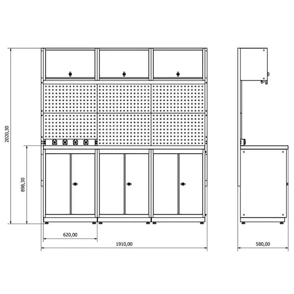 Modüler Çalışma Tezgahı MT-07