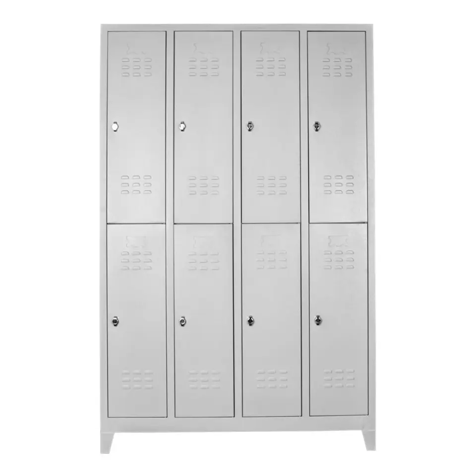 Sekizli Standart Personel Soyunma Dolabı Gri PD-37