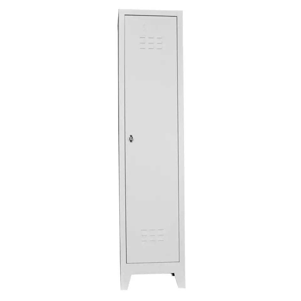 Tekli Standart Personel Soyunma Dolabı Gri PD-43