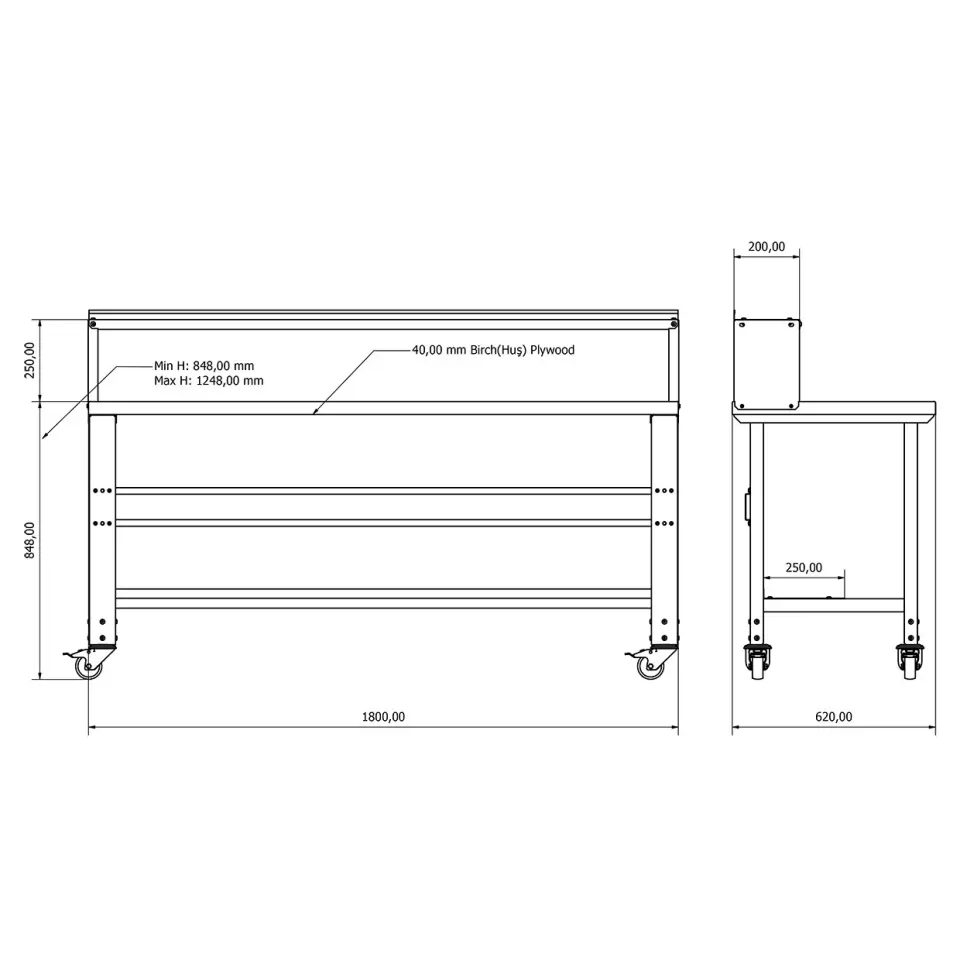 Basic Çalışma Tezgahı BT-12