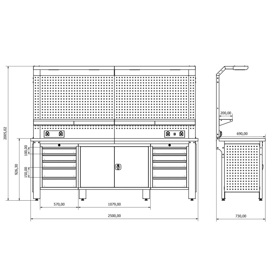 Endüstriyel Çalışma Tezgahı ET-31