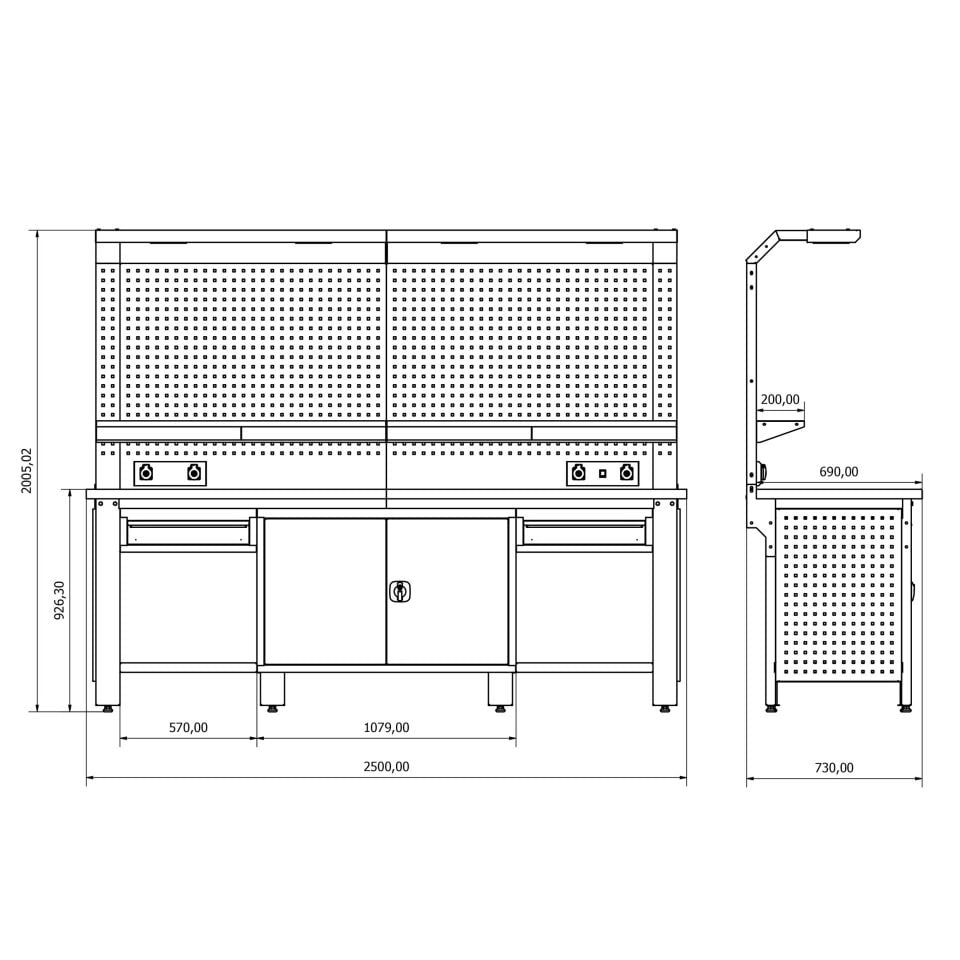Endüstriyel Çalışma Tezgahı ET-32