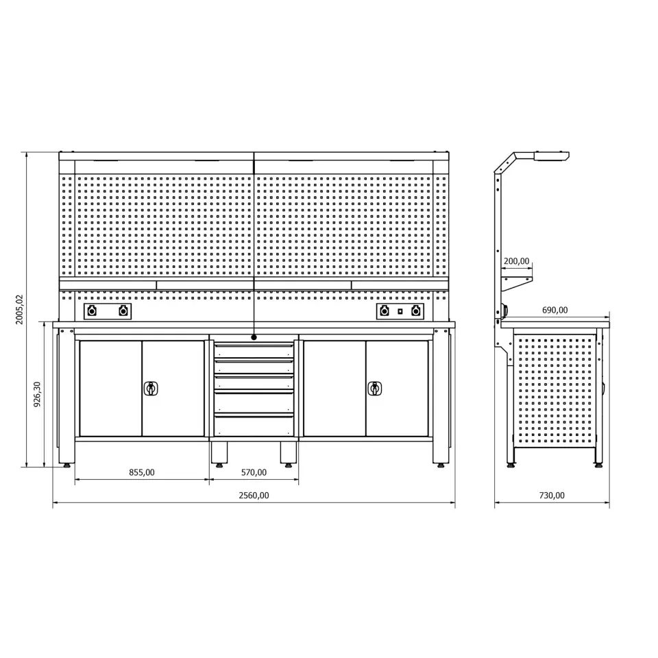 Ağır Sanayi Çalışma Tezgahı AST-38