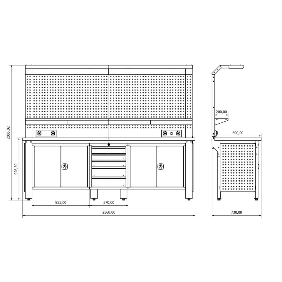 Ağır Sanayi Çalışma Tezgahı AST-38