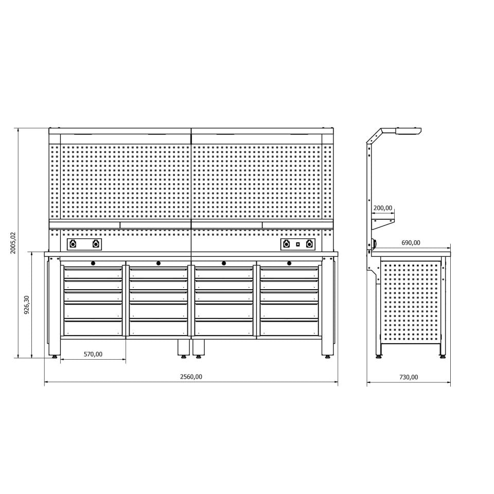 Endüstriyel Çalışma Tezgahı ET-41