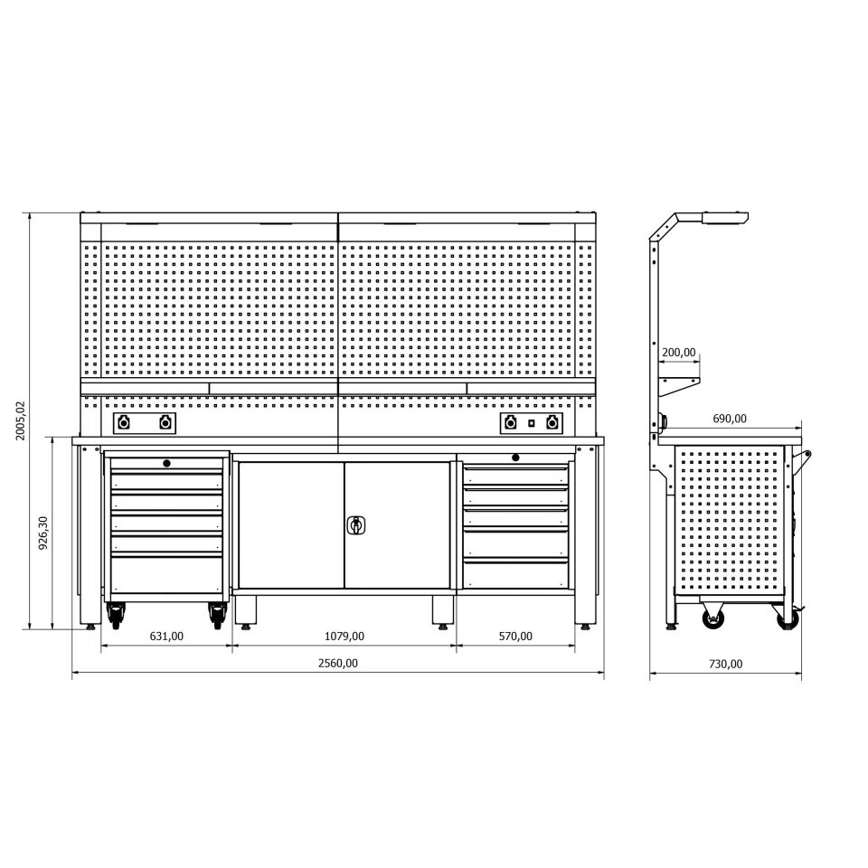 Endüstriyel Çalışma Tezgahı ET-64