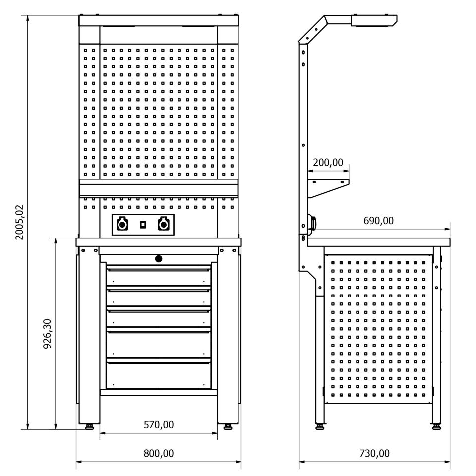Endüstriyel Çalışma Tezgahı ET-11