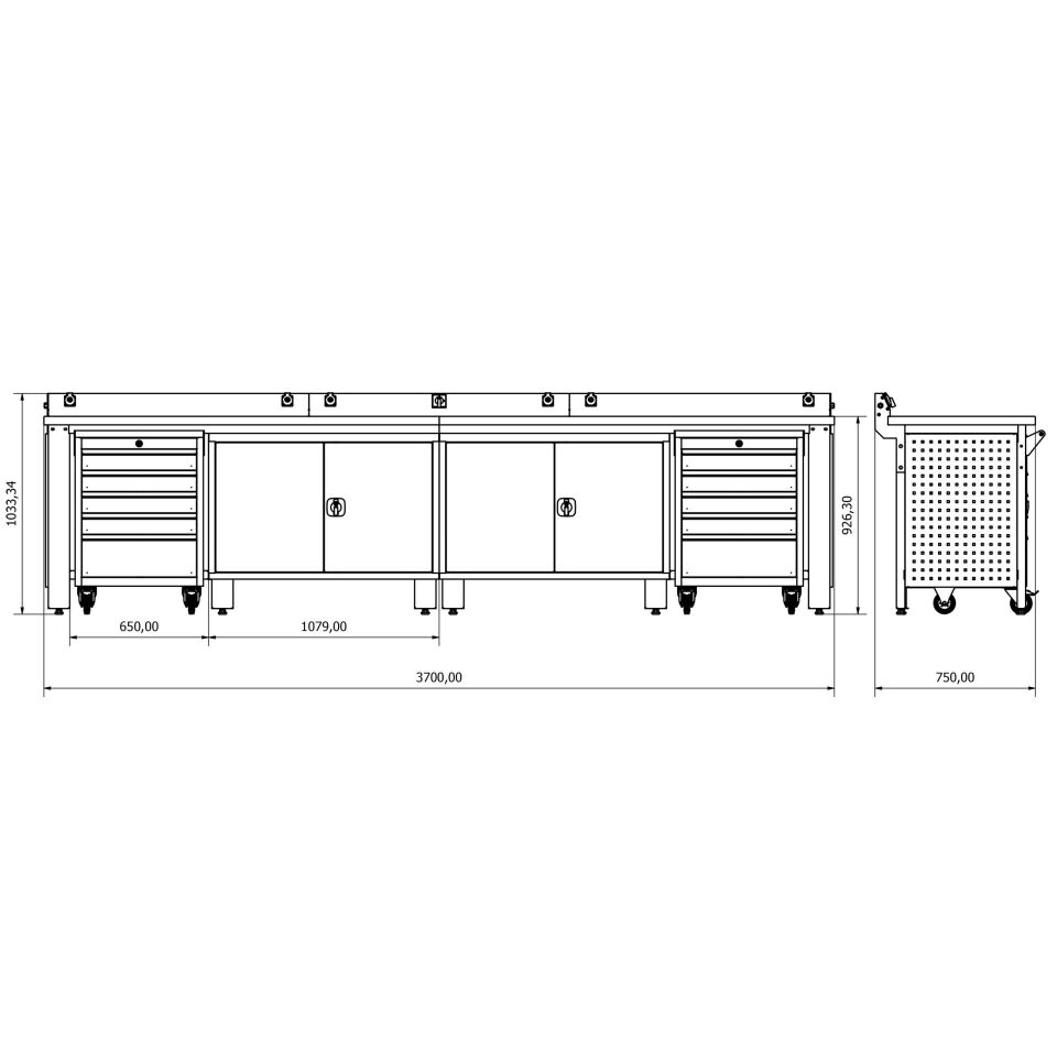 Endüstriyel Çalışma Tezgahı ET-21