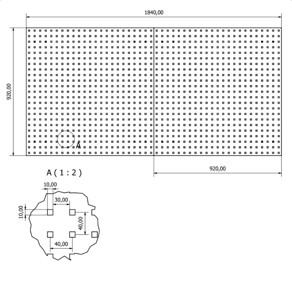 Delikli Takım Asma Pano Seti DP-81