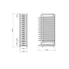 DP.5.100.01 Tek Üniteli Çekmeceli Eczane Rafı