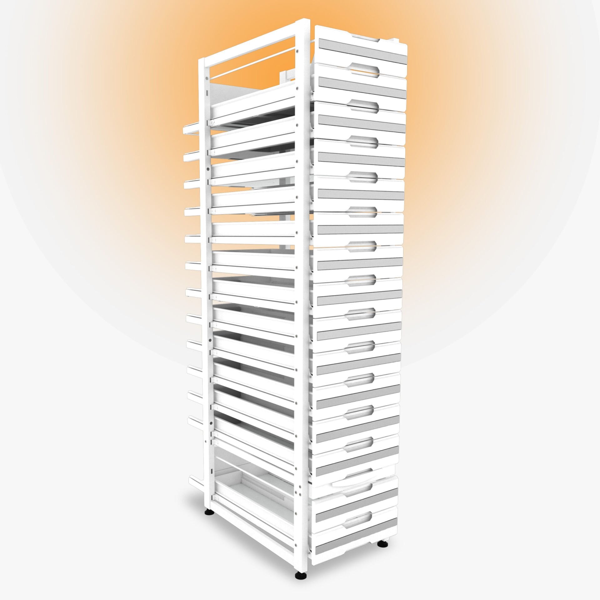 DP.5.100.01 Tek Üniteli Çekmeceli Eczane Rafı