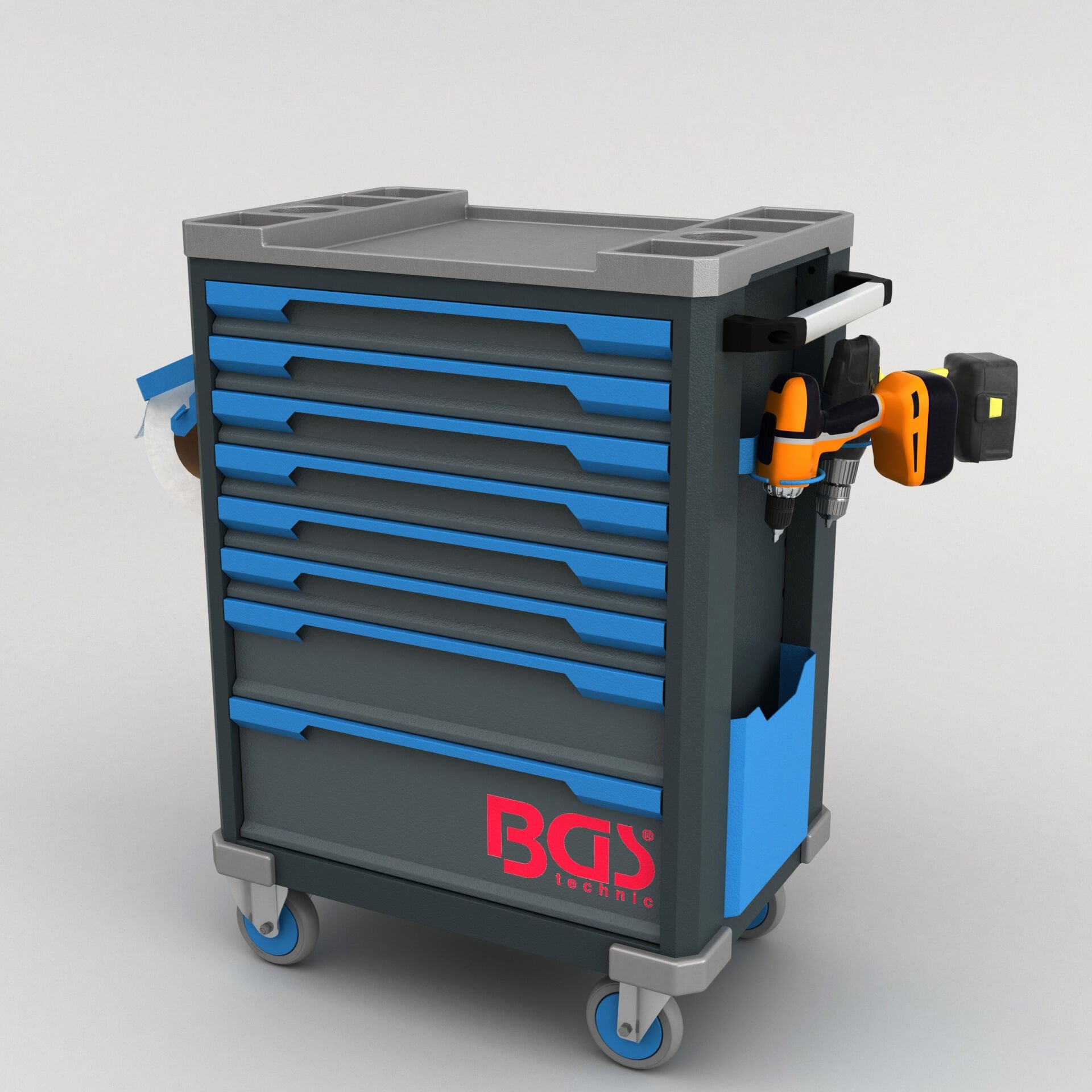 DP.95.100.01 7 Çekmeceli Takım Arabası (Boş)