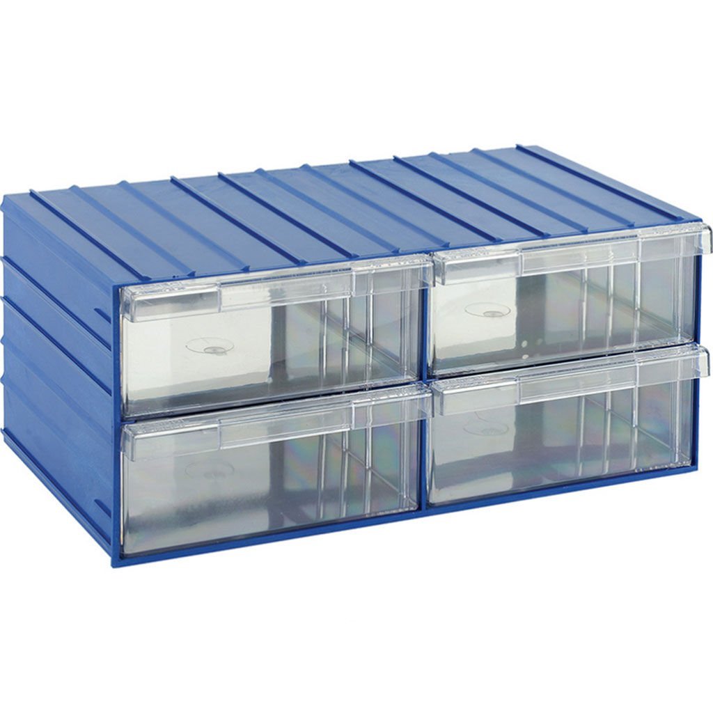 DP.205.100.14 Plastik 4 Çekmeceli Malzeme Kutusu