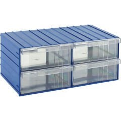 DP.205.100.14 Plastik 4 Çekmeceli Malzeme Kutusu