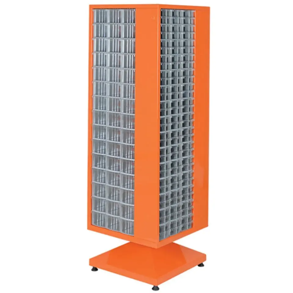 Plastik Çekmeceli Döner Metal Dolap PMD-001