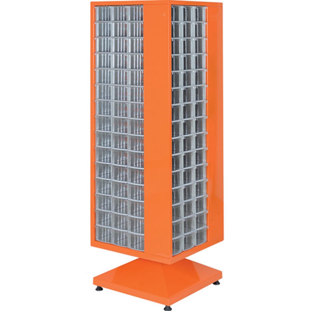 DP.205.100.03 Plastik Çekmeceli Döner Metal Dolap