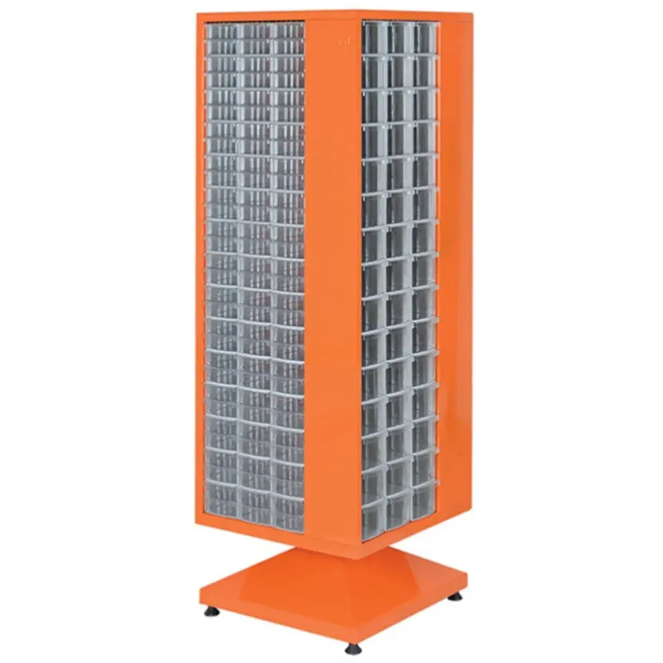 Plastik Çekmeceli Döner Metal Dolap PMD-006