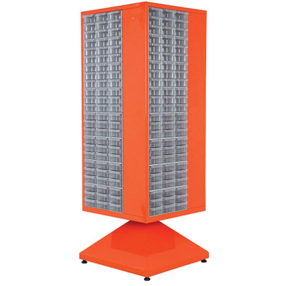 DP.205.100.17 Plastik Çekmeceli Döner Metal Dolap