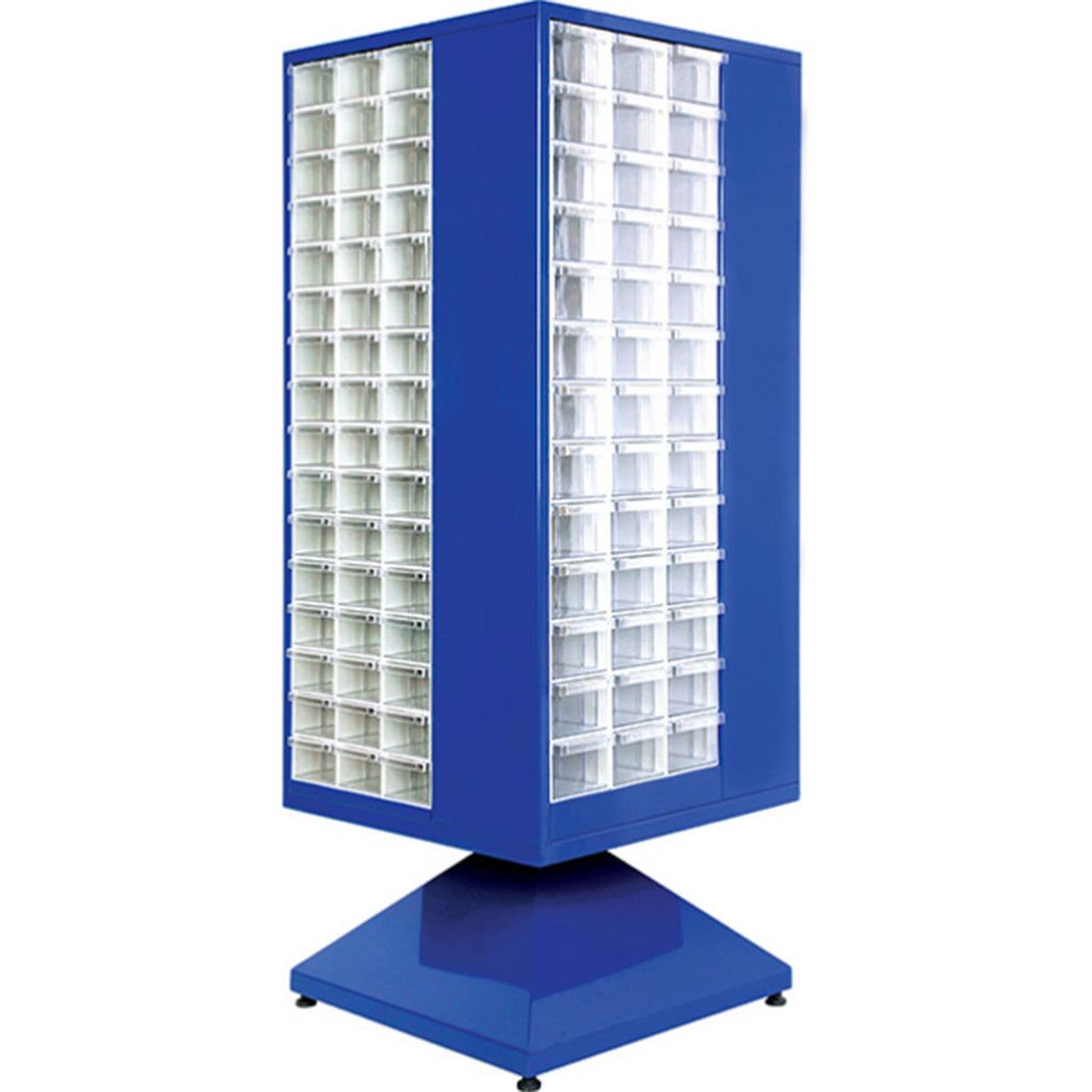 DP.205.100.18 Plastik Çekmeceli Döner Metal Dolap