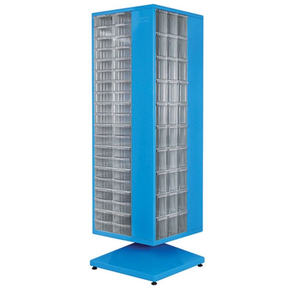 DP.205.100.20 Plastik Çekmeceli Döner Metal Dolap