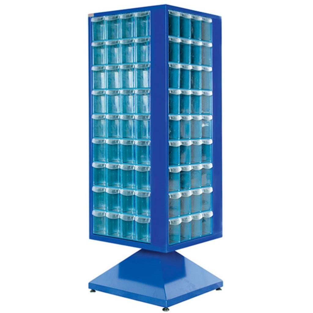 DP.205.100.32 Plastik Çekmeceli Döner Metal Dolap