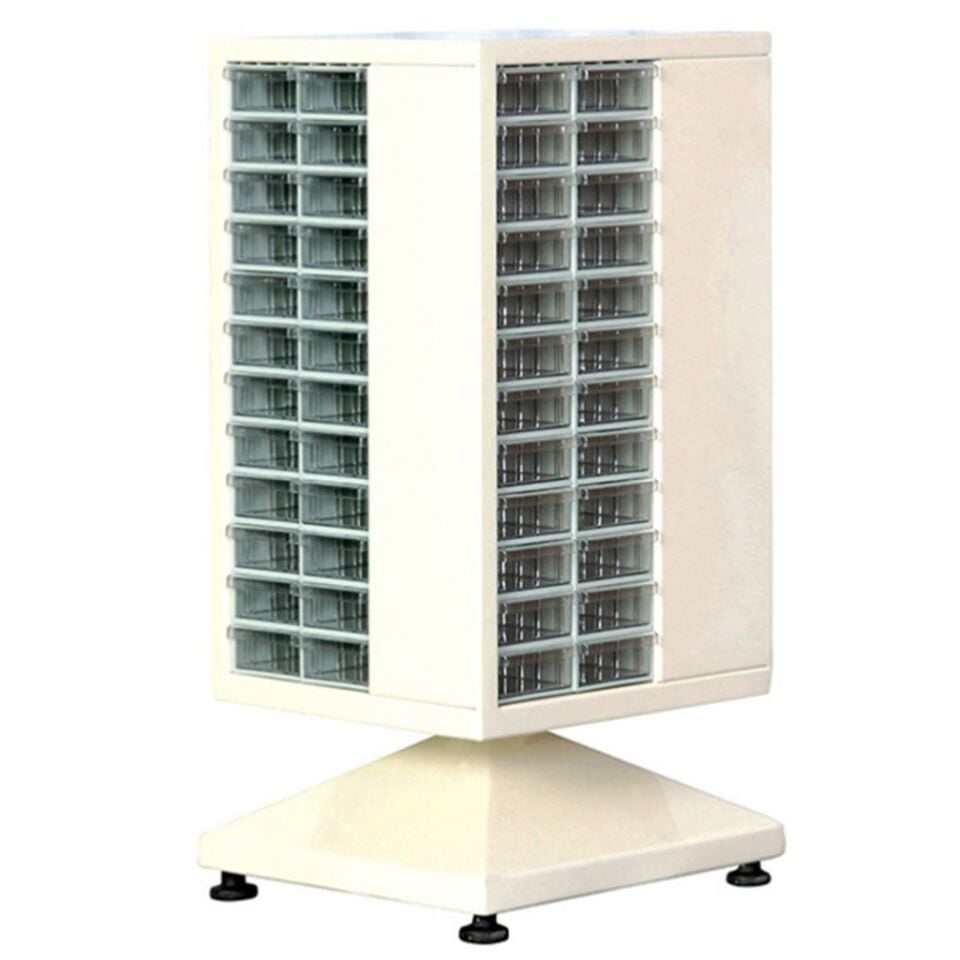 DP.205.100.33 Plastik Çekmeceli Döner Metal Dolap