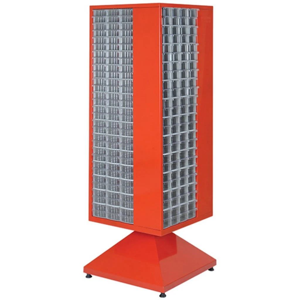 Plastik Çekmeceli Döner Metal Dolap PMD-35