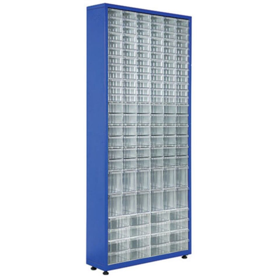 DP.205.100.02 Plastik Çekmeceli Sabit Metal Dolap