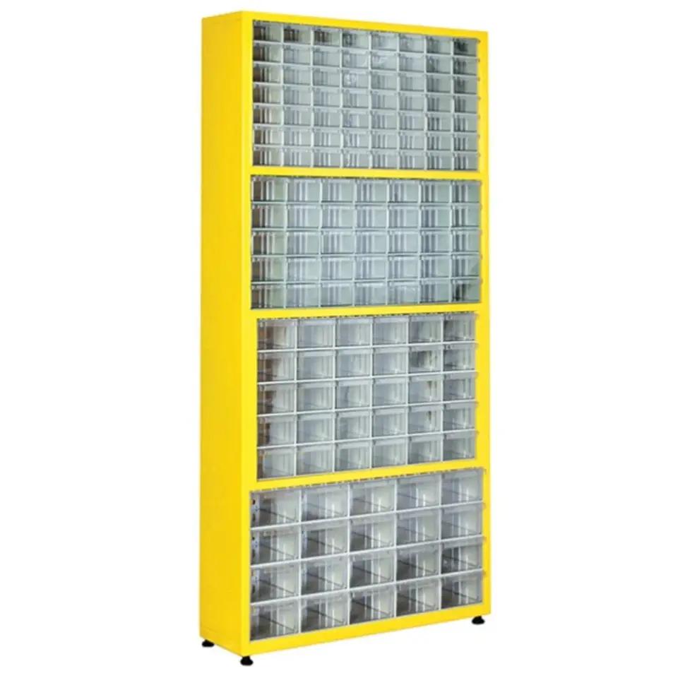 Plastik Çekmeceli Sabit Metal Dolap CSMD-04