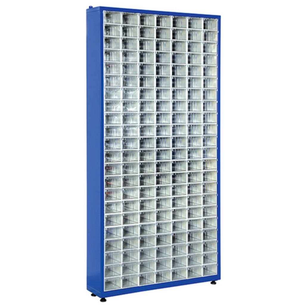 DP.205.100.05 Plastik Çekmeceli Sabit Metal Dolap