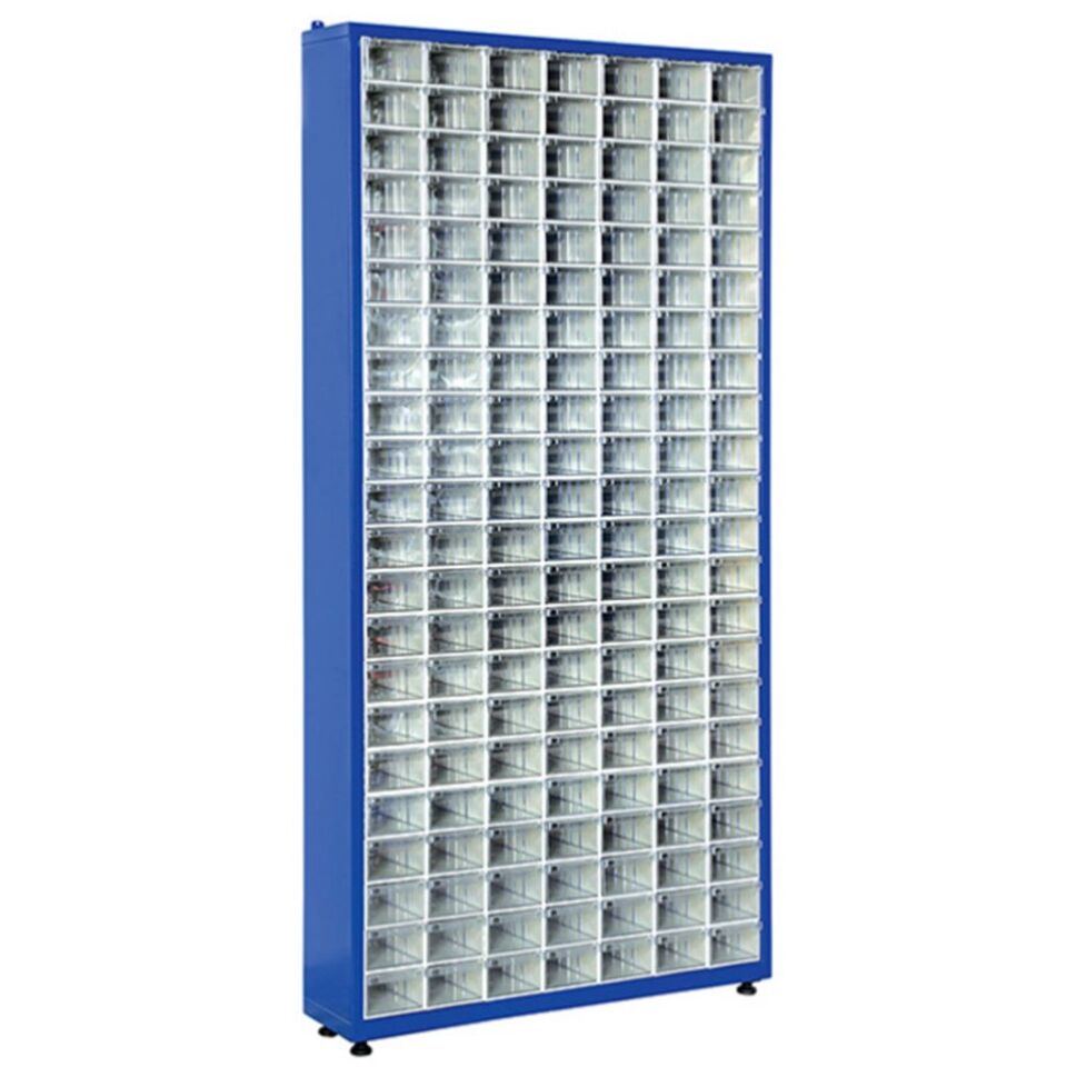 DP.205.100.05 Plastik Çekmeceli Sabit Metal Dolap